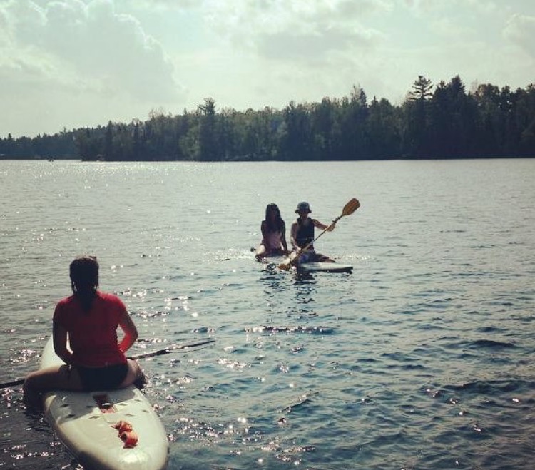 picture of me on paddle board